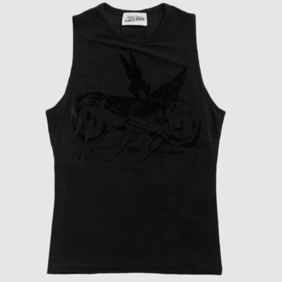 JEAN PAUL GAULTIER WHITE LIGHT VISCOSE JERSEY TOP & SKIRT SET SIZE MEDIUM NWT - Picture 5 of 7